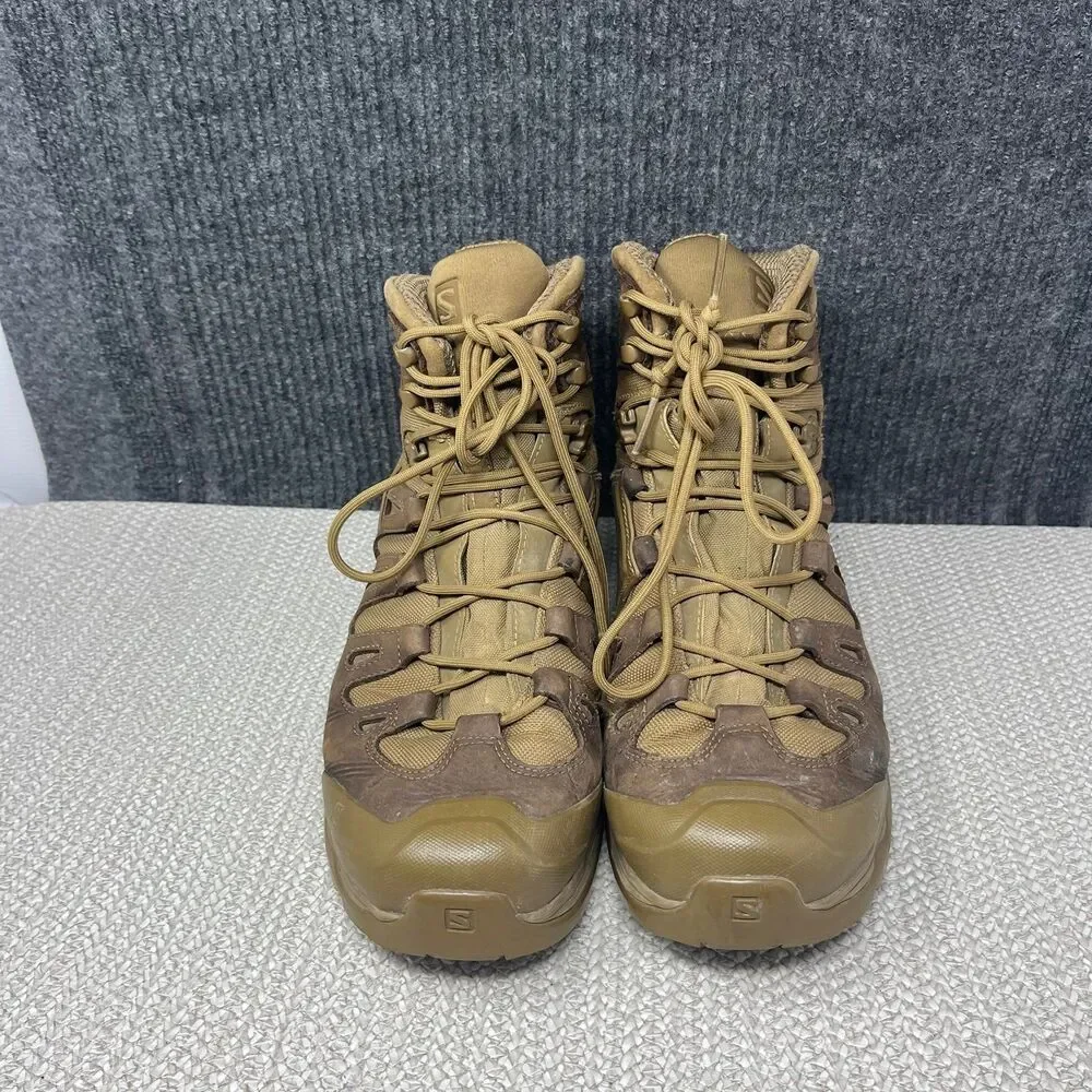 Salomon Quest 4D Forces 2 Gore-Tex Coyote Brown Tactical Boots Mens 11.5